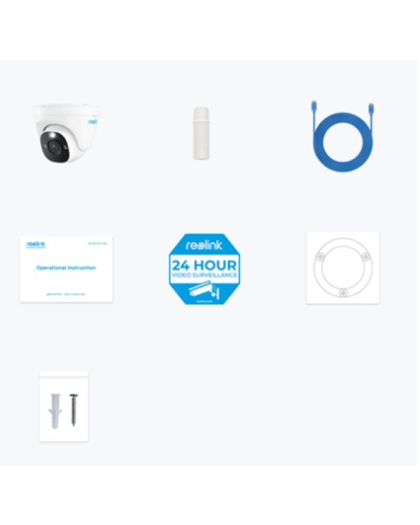 Reolink P334 IP 4K Ultra HD Kамера видеонаблюдения В помещении и на открытом воздухе