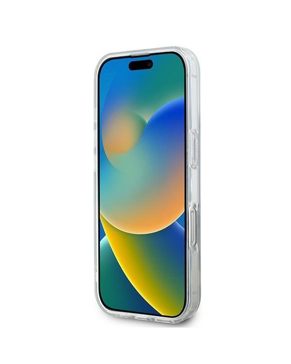 DKNY Repeat Texture Pattern With Stripe Защитный Чехол для Apple iPhone 16 Pro