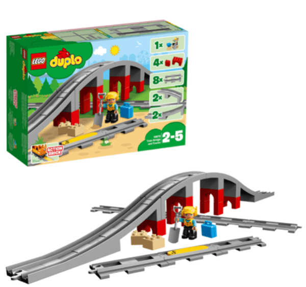 Обложка книги «LEGO 10872 Duplo Train Bridge and Tracks Конструктор»