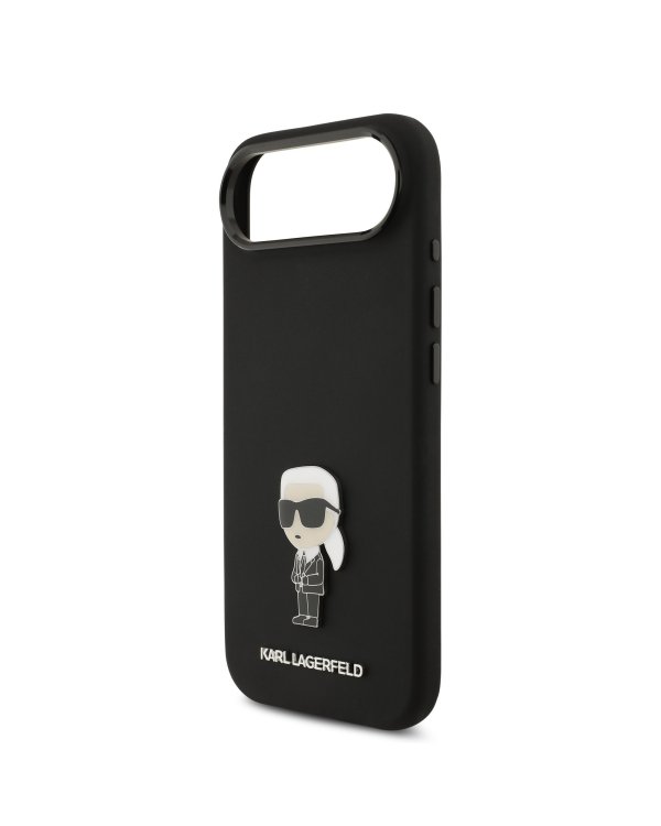 Дополнительное изображение книги «Karl Lagerfeld Liquid Silicone Metal Ikonik Case Защитный чехол для iPhone Air / чёрный»