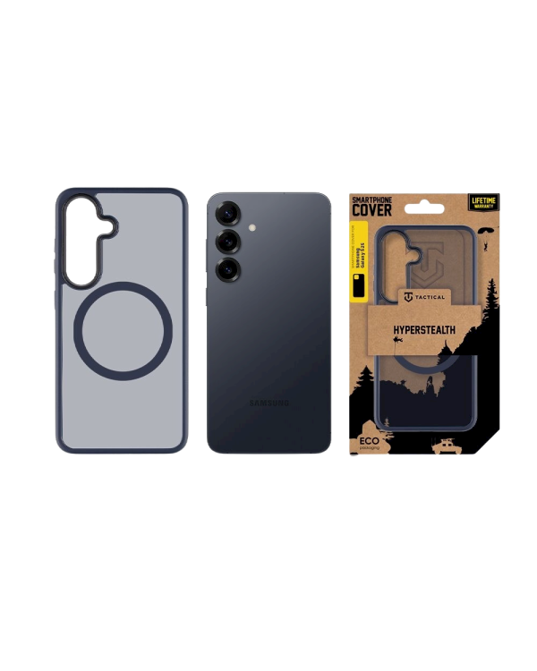 Дополнительное изображение книги «Tactical MagForce Hyperstealth Cover Защитный чехол для Samsung Galaxy S25 / тёмно-синий»