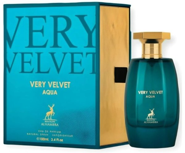 Обложка книги «Maison Alhambra Very Velvet Aqua Парфюм EDP 100 ml»