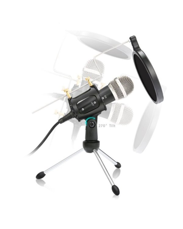 Varr VGMSB Универсальный Mикрофон + POP Filter + Tripod