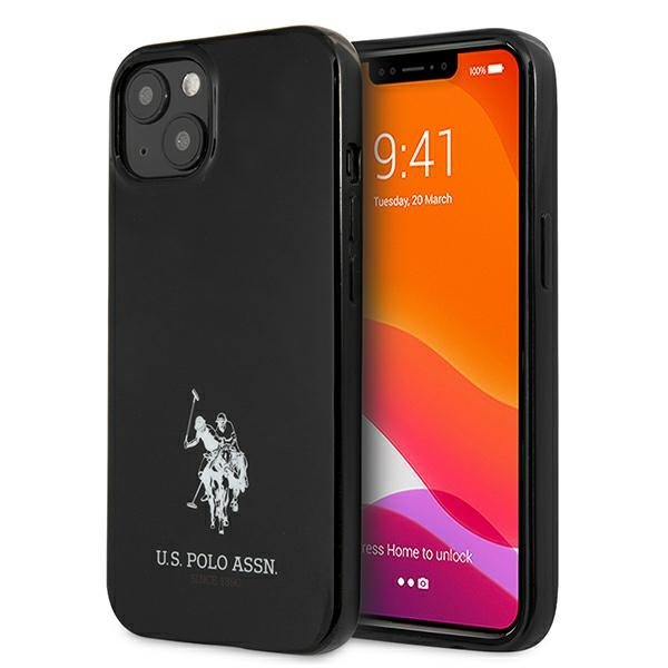 US Polo USHCP13LUMHK Back Case Чехол для телефона Apple iPhone 13 Черный