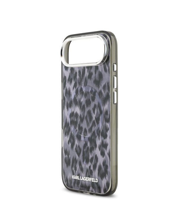 Karl Lagerfeld IML Leopard MagSafe Case Защитный чехол для iPhone Air / серый