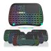 RoGer QL268 Wireless Mini Keyboard Беспроводная Клавиатура PC / PS3 / XBOX 360 / Smart TV / Android + Тачпад (С RGB Подсветкой)