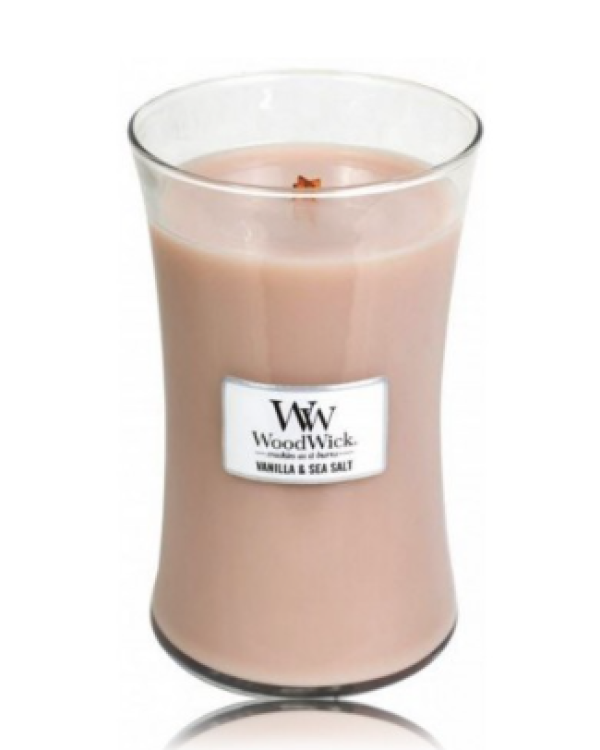 Woodwick Vanilla & Sea Salt Aроматическая свеча 275 g
