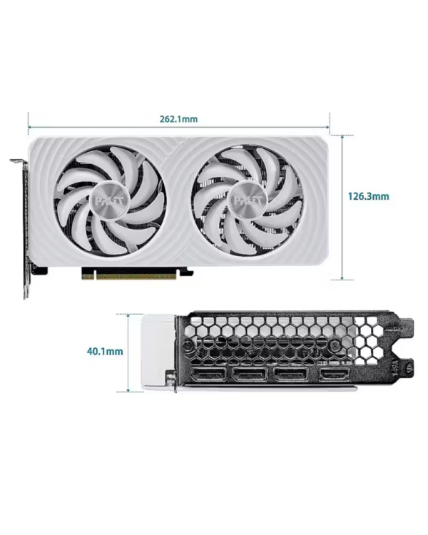 Palit GeForce RTX 5060 Ti White OC Видеокарта 8GB GDDR7