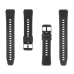 Tactical Quick Release Silicone Band Ремешок для часов 18mm / чёрный