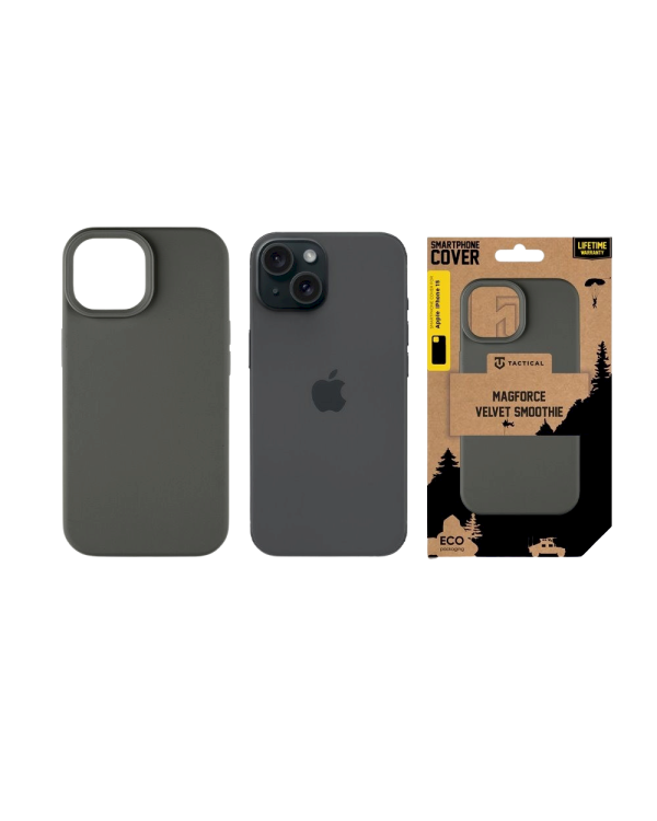 Tactical MagForce Velvet Smoothie Cover Защитный чехол для Apple iPhone 15 / Bazooka
