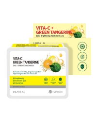 Beausta Cicarecipe Green Tangerine Daily Vita Mask 30 pcs Маска для лица