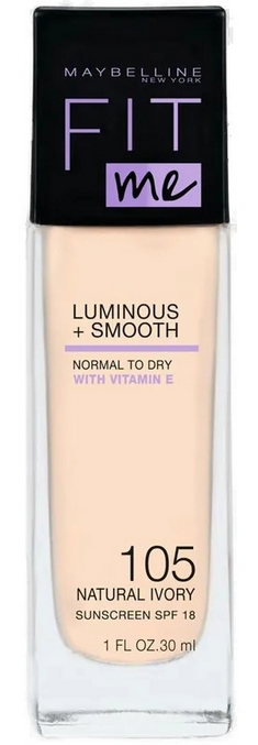 Maybelline Fit Me! Luminous + Smooth Foundation Тональный крем 30 ml
