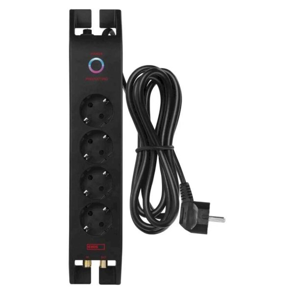 Emos Power Удлинитель с защитой от перенапряжения 4 розетки 2m