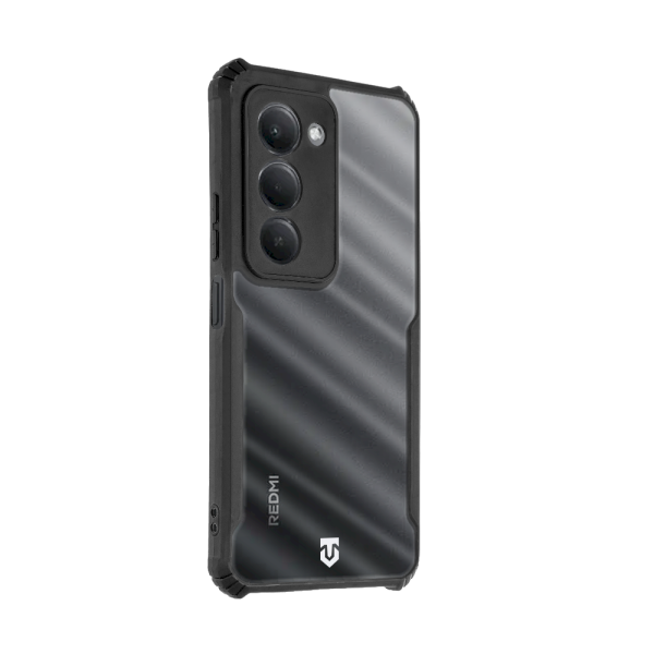 Tactical Quantum Stealth Cover Защитный чехол для Xiaomi Redmi 15 / прозрачный/чёрный