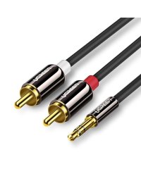 Ugreen AV116 Аудио кабель 3,5mm - 2x RCA / 3m