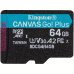 Kingston microSDXC Canvas Go! Plus Gen4 Карта Памяти / 64GB A2 U3 V30 / + adapter