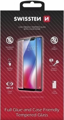 Swissten Full Face Color Frame Tempered Glass Защитное стекло для экрана Apple iPhone 17 Pro