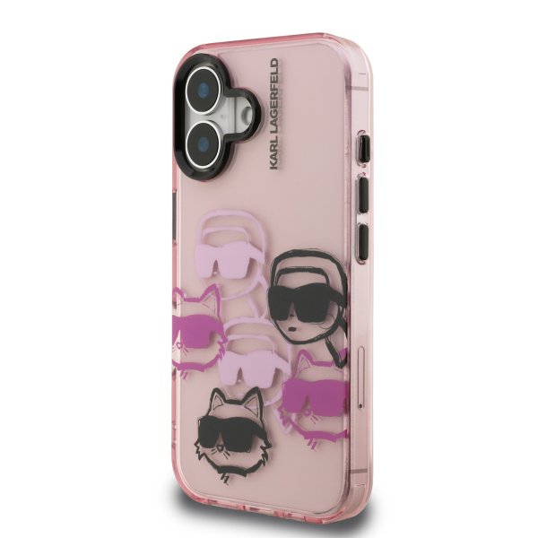 Karl Lagerfeld IML Multi K&CH Heads Case Чехол для Apple iPhone 16