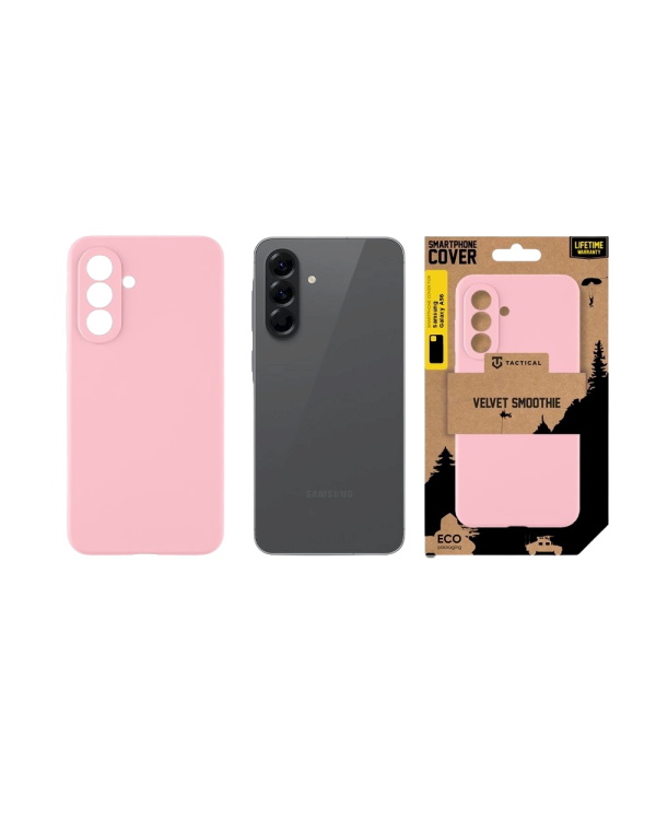 Tactical Velvet Smoothie Cover Защитный чехол для Samsung Galaxy A56 5G / розовый