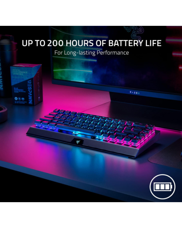 Razer BlackWidow V3 Mini HyperSpeed Клавиатура USB + RF Wireless + Bluetooth