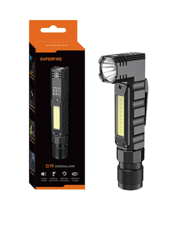 Superfire G19 Многофункциональный Фонарик 200lm / USB