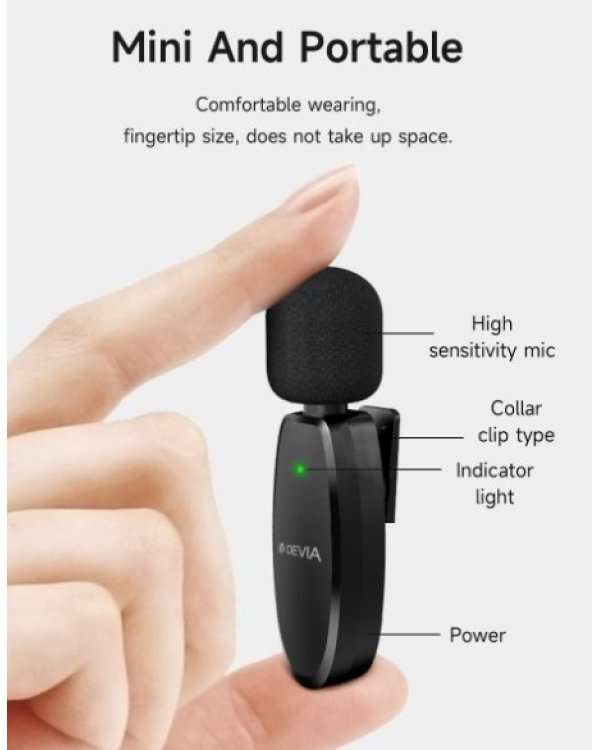 Devia Kintone USB-C Микрофон для смартфона
