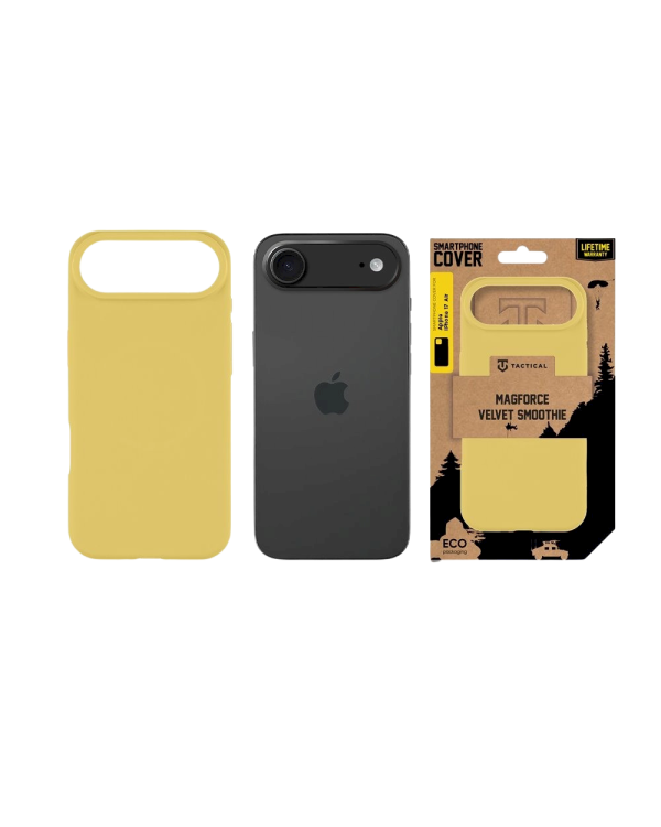 Tactical MagForce Velvet Smoothie Cover Защитный чехол для Apple iPhone Air / банановый