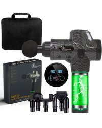 Extralink Massage Gun Pro Массажный пистолет / 3800 об/мин / 6 сменных насадок