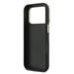 Guess PU Grained 4G Logo Stand Camera Frame Case Защитный чехол для iPhone 17 Pro / чёрный