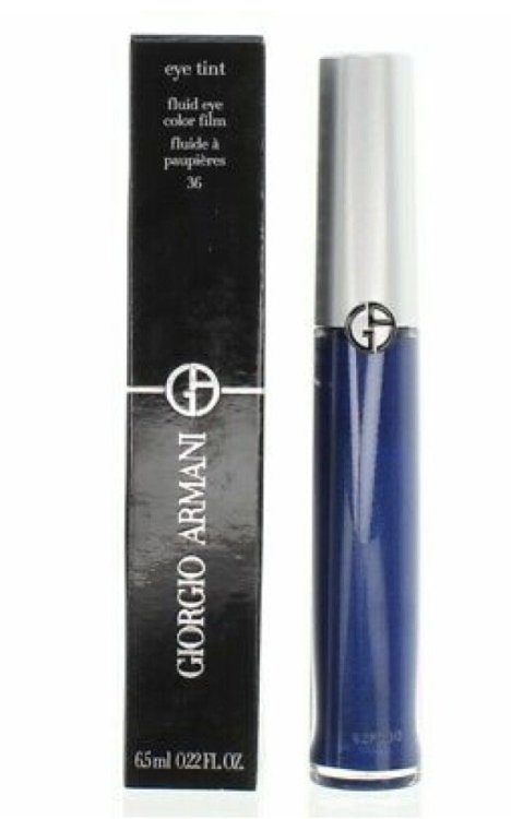Giorgio Armani Eye Tint Сияющие Жидкие Тени для глаз 36 Electric Blue
