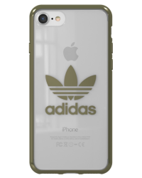 Adidas Clear Case Силиконовый чехол для Apple iPhone 7 / 8 Прозрачный - Зеленый