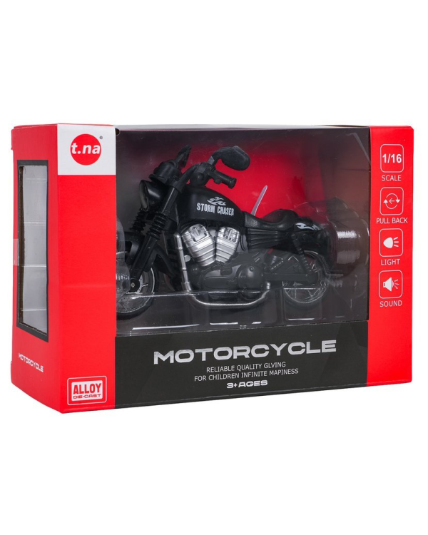 RoGer Metal Motorcycle Black Игрушечный мотоцикл