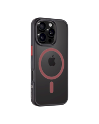 Tactical MagForce Hyperstealth 2.0 Cover Защитный чехол для iPhone 16 Pro / чёрный/красный