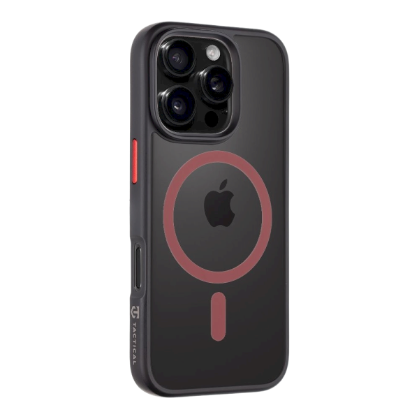 Обложка книги «Tactical MagForce Hyperstealth 2.0 Cover Защитный чехол для iPhone 16 Pro / чёрный/красный»