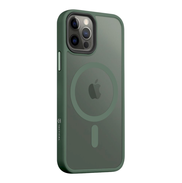 Обложка книги «Tactical MagForce Hyperstealth Cover Защитный чехол для iPhone 12/12 Pro / лесной зелёный»