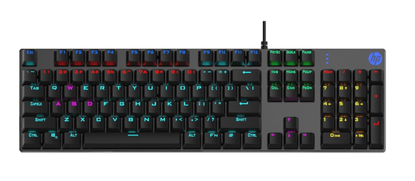HP GK400F Механическая Игровая Клавиатура RGB / USB / ENG