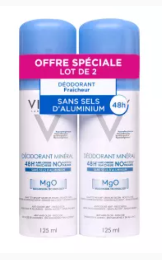 Vichy Anti-Transpirant 48H Дезодорант 2 x 125 ml