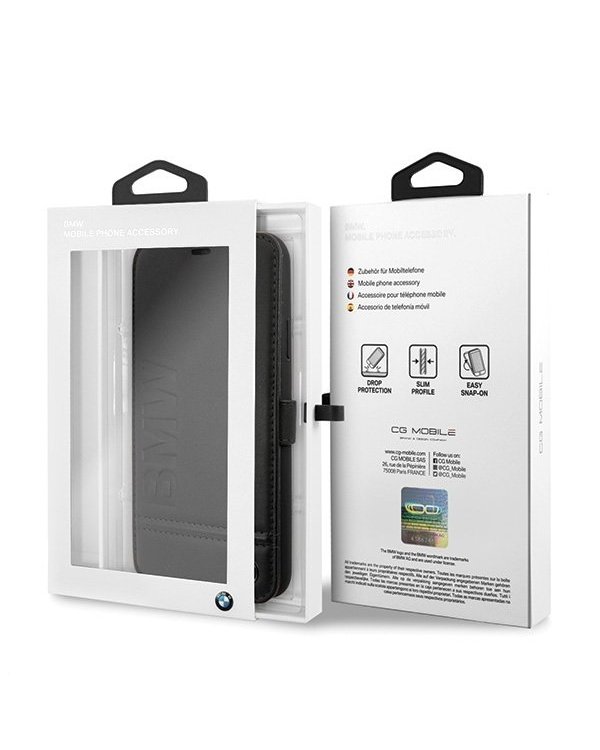 BMW BMFLBKSN65LLSB Книжный Чехол для Apple iPhone 11 Pro Max