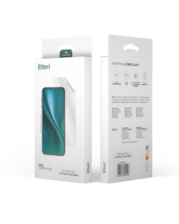 Etteri Hybrid Glass Защитное стекло для Apple iPhone 17 Pro Max