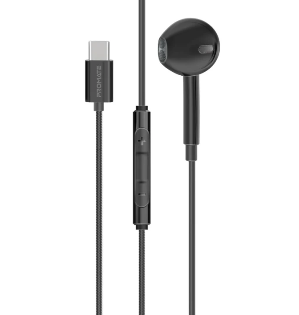 Promate MonoPod Dynamic Mono In-Ear Проводные наушники USB-C / 1.2m