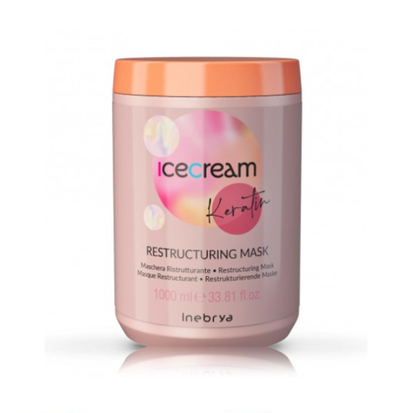 Inebrya Ice Cream Keratin Restructuring Маска для волос 1000 ml