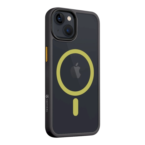 Обложка книги «Tactical MagForce Hyperstealth 2.0 Защитный чехол для iPhone 13 / чёрный/жёлтый»