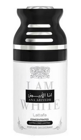 Lattafa Ana Abiyedh Дезодорант спрей DSR 200 ml Lattafa Ana Abiyedh Дезодорант спрей DSR 200 ml