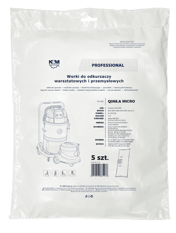 K&M KM-Q068.A ROWENTA Мешки для пылесоса 5 шт. K&M KM-Q068.A ROWENTA Мешки для пылесоса 5 шт.