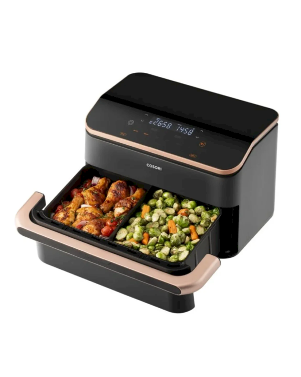 Дополнительное изображение книги «Cosori Dual Basket Twinfry Chef Edition Аэрогриль 10L 1800W black»