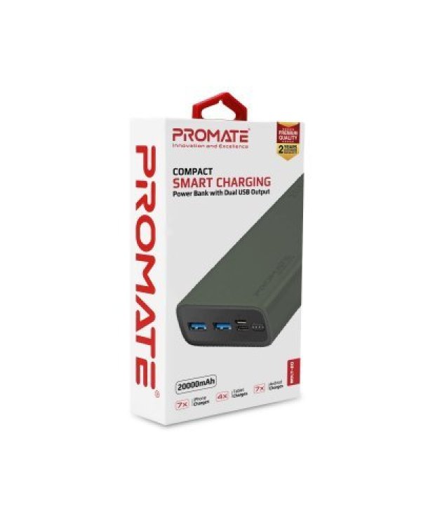 Дополнительное изображение книги «Promate Bolt-20 Power Bank Переносная зарядная батарея 20000 mAh»