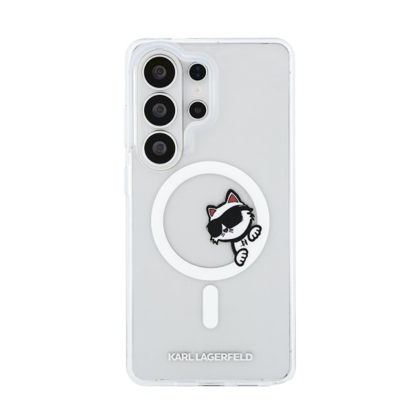 Karl Lagerfeld IML Choupette Peekaboo Logo Magnetic Case Чехол для Samsung Galaxy S26 Ultra