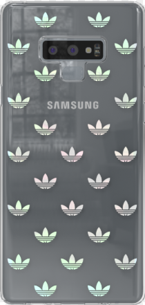 Adidas Snap Case Силиконовый чехол для Samsung N960 Galaxy Note 9 Прозрачный