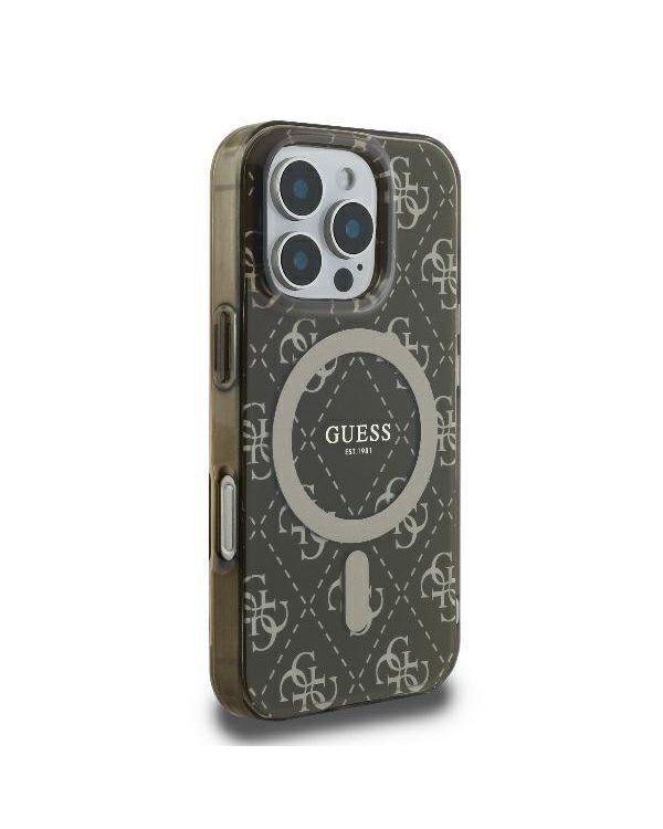 Guess IML 4G Background MagSafe Защитный Чехол для Apple iPhone 16 Pro Max