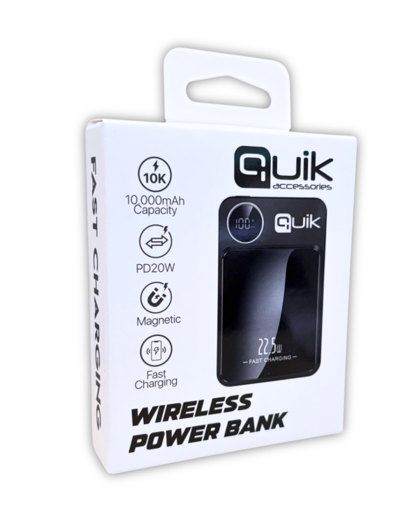 Quik QP-810 Wireless Magnetic Power Bank Беспроводной Магнитный Повер банк 10000mAh